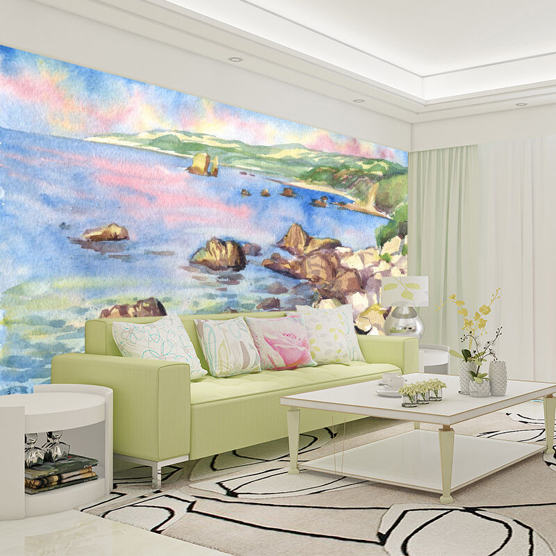3D River stone painting wall Paper Print Decal Wall Deco Indoor wall Mural 3D River stone painting wall Paper Print Decal Wall Deco Indoor wall Mural