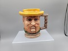 Vintage 1980s Toby Style Mug Stein Man Face Signed 