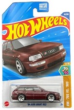 Hot Wheels 2025 HW: anni '70 vs '90 2/10 rosso scuro '94 Audi Avant RS2