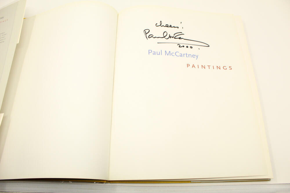 PAUL MCCARTNEY SIGNED AUTOGRAPH 