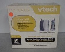 Vonage Vtech Broadband Telephone System 5.8GHZ MOdel IP 8100-1 NOS