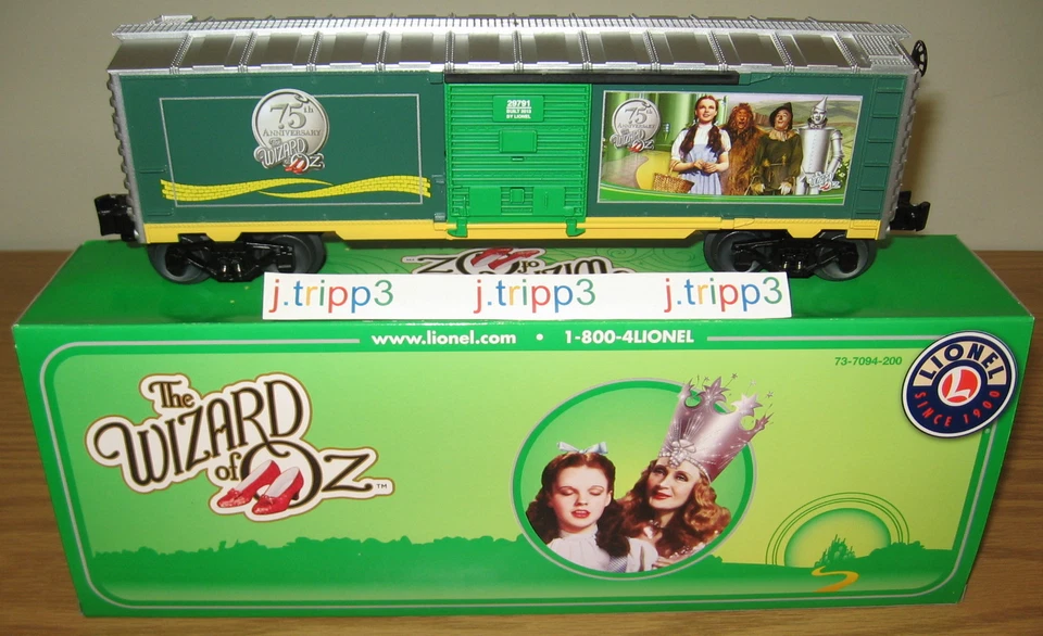 Lionel 6-29791 The Wizard of Oz Box Car O Gauge Toy Train 75th Anniversary nib - Image 2 of 4