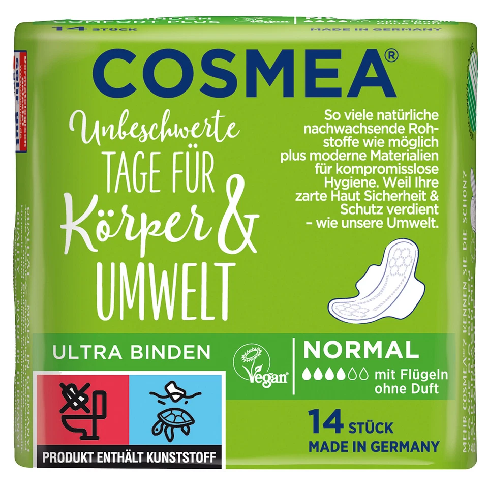 INTIMHYGIENE Pelz Cosmea Binden ComfortPlus Ultra 14 Stk