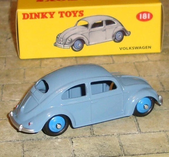 COCHE VOLKSWAGEN ESCARABAJO - DINKY TOYS 181 - REPRODUCCIÓN ATLAS EDICIONES Foto 4 de 4