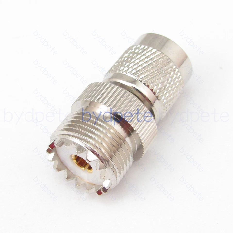 TNC male plug to UHF female jack SO-239 straight RF Connector Converter Adapter - Image 3 of 4