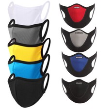 Breathable Face Mask Reusable Washable Cover Soft Cloth Mask For Men Women Adult