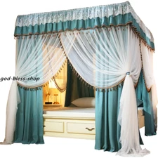 mosquito net with stainless steel frames double layers bed netting curtain queen