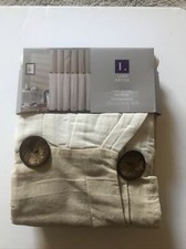 NEW Lush Decor Solid Button Shower Curtain - ...