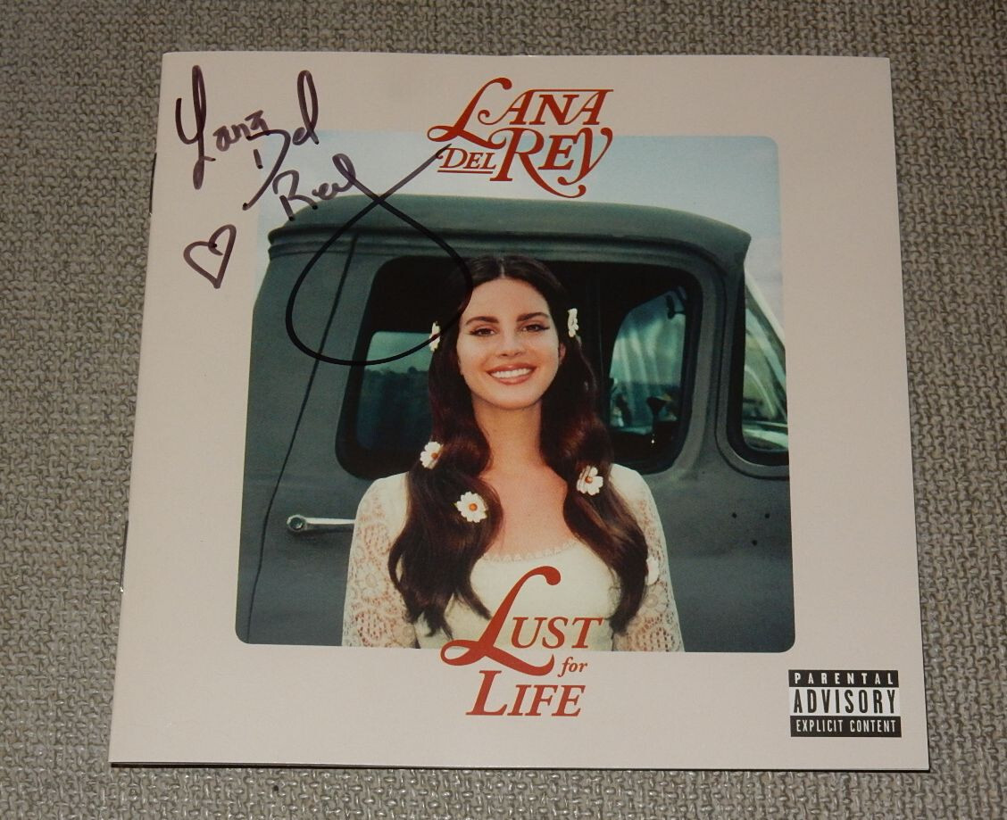 Lana Del Rey Lust For Life UK Ltd Hand Signed Autographed Lana Del Rey Lust For Life UK Ltd Hand Signed Autographed