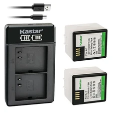 Kastar 2Pcs A-1 Battery + Charger for Arlo PRO Arlo PRO 2 Camera VMA4400 VMC4030