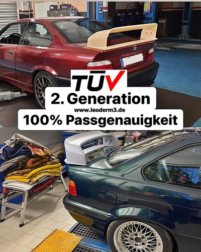 Spoiler Class2 ABS BMW 3er E36 M3 Gutachten Coupe Limousine - Bild 4 von 11