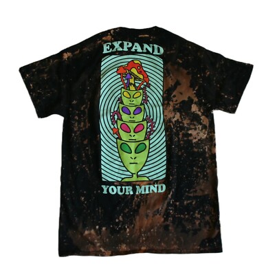 ALAB Men's Expand Your Mind Alien Tie Dye T-Shirt - NWT