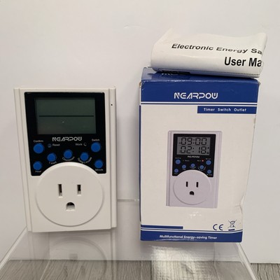 Nearpow Timer Outlet Multifunctional Infinite Cycle Programmable Plug-In Digital