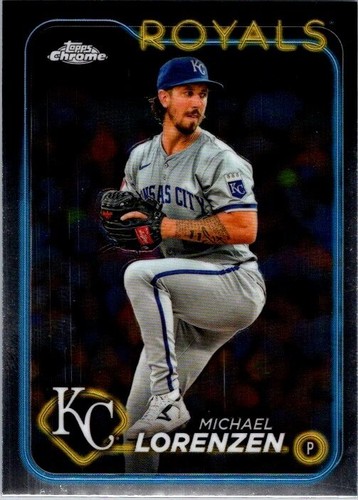 2024 TOPPS CHROME #USC11 MICHAEL LORENZEN KC ROYALS - Foto 1 di 2