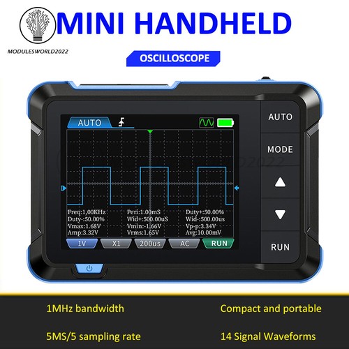 FNIRSI DSO153/DSO510 Generatore di segnale oscilloscopio/LCR-P1 tester transistor - Foto 8 di 55
