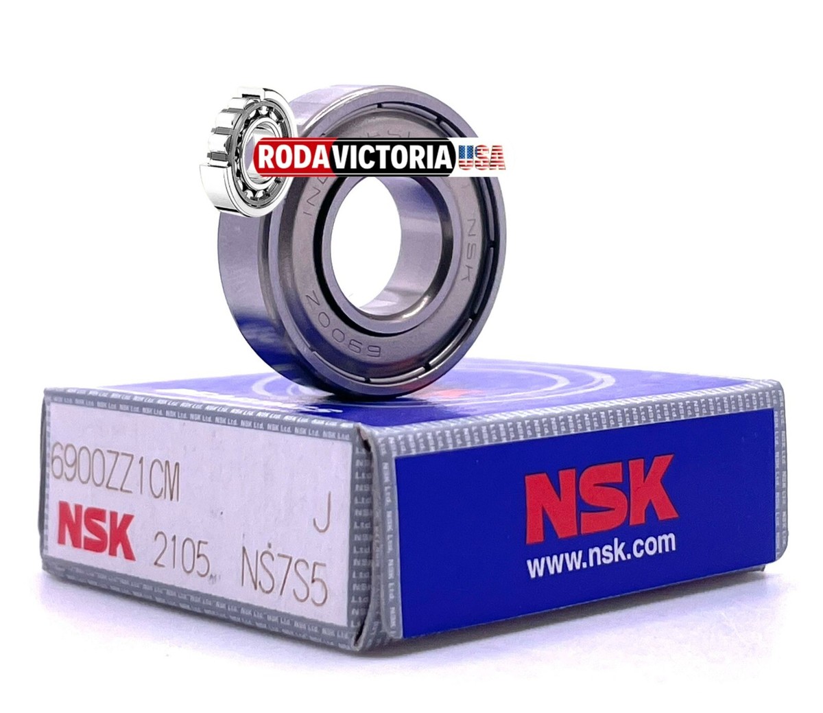 鬼 二ースリーブ M NSK MADE IN JAPAN 6900 ZZ CM Deep Groove Radial Ball Bearing