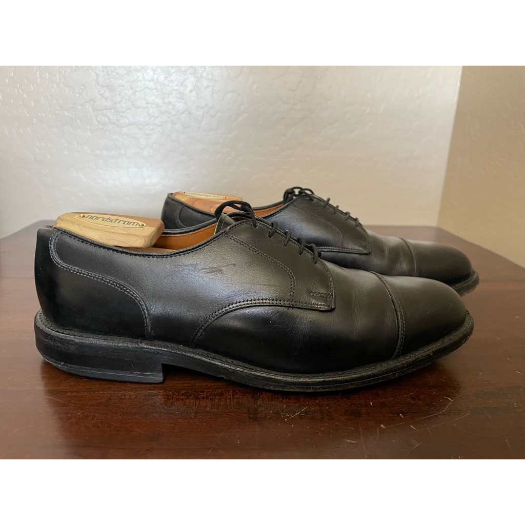 Allen Edmonds Mens Fairgate Oxford Dress Shoes Black Cap Toe  display picture 3