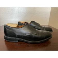 Allen Edmonds Mens Fairgate Oxford Dress Shoes Black Cap Toe Lace Up 9 D