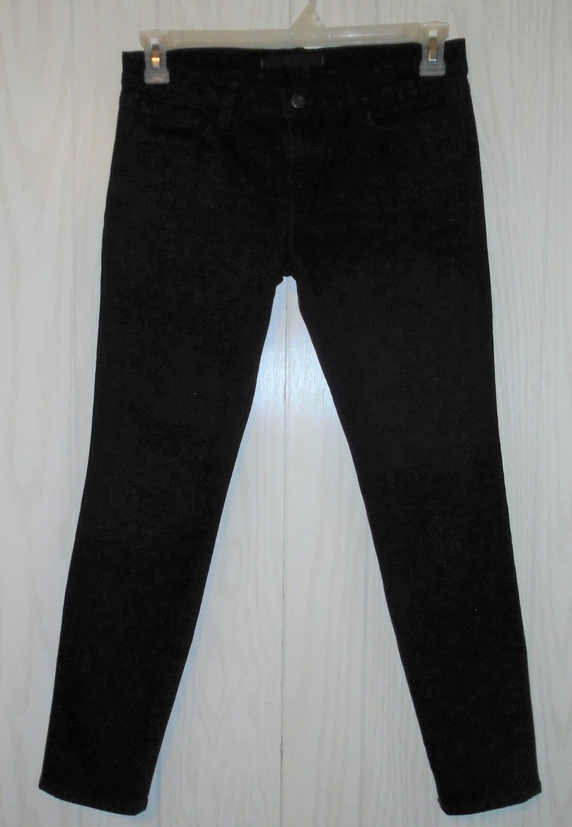 J Brand OP Jett Jeans 28 Waist Women's Pants Jet Black Ankle Skinny