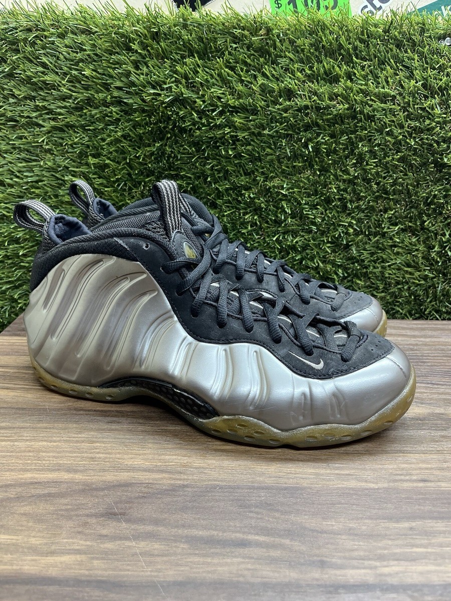 Nike Air Foamposite One Metallic Pewter Men's Size 10 Black