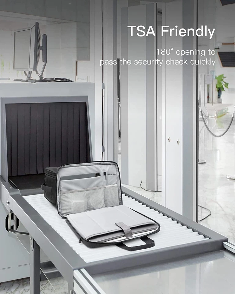 Bolso de hombro con funda para computadora portátil de 15-15,6 pulgadas estuche de transporte resistente a salpicaduras Foto 4 de 4