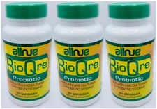 3 BioQre Probiotic Acidophilus Probiotics Digestive Balance Digestion 120 Pills