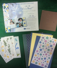Creative Memories Snap Pack Album Kit - STAR, BOY, GIRL Paper  Stickers - New