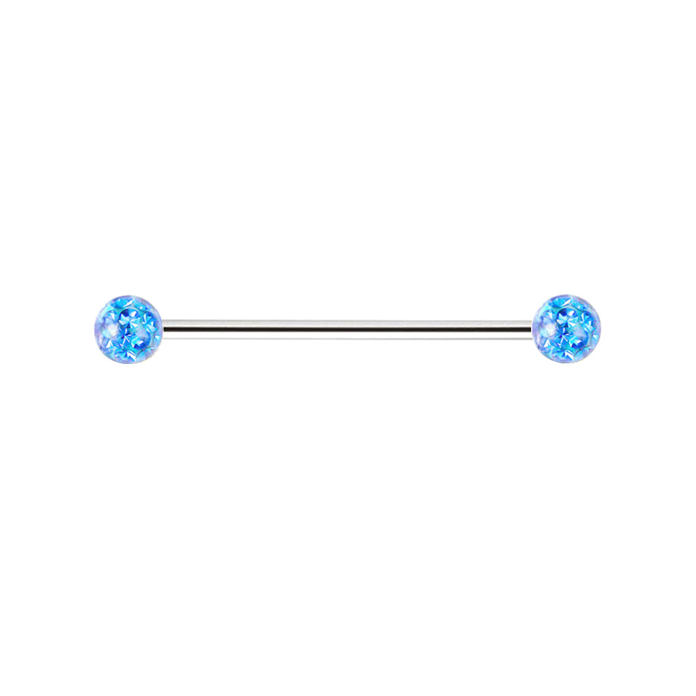 Infinity Industrial Barbell, Industrial Piercing, Scaffold Earring