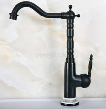 Oil Rubbed Bronze Bath/Kitchen Sink Swivel Mixer Tap Vanity Basin Faucet wnf654