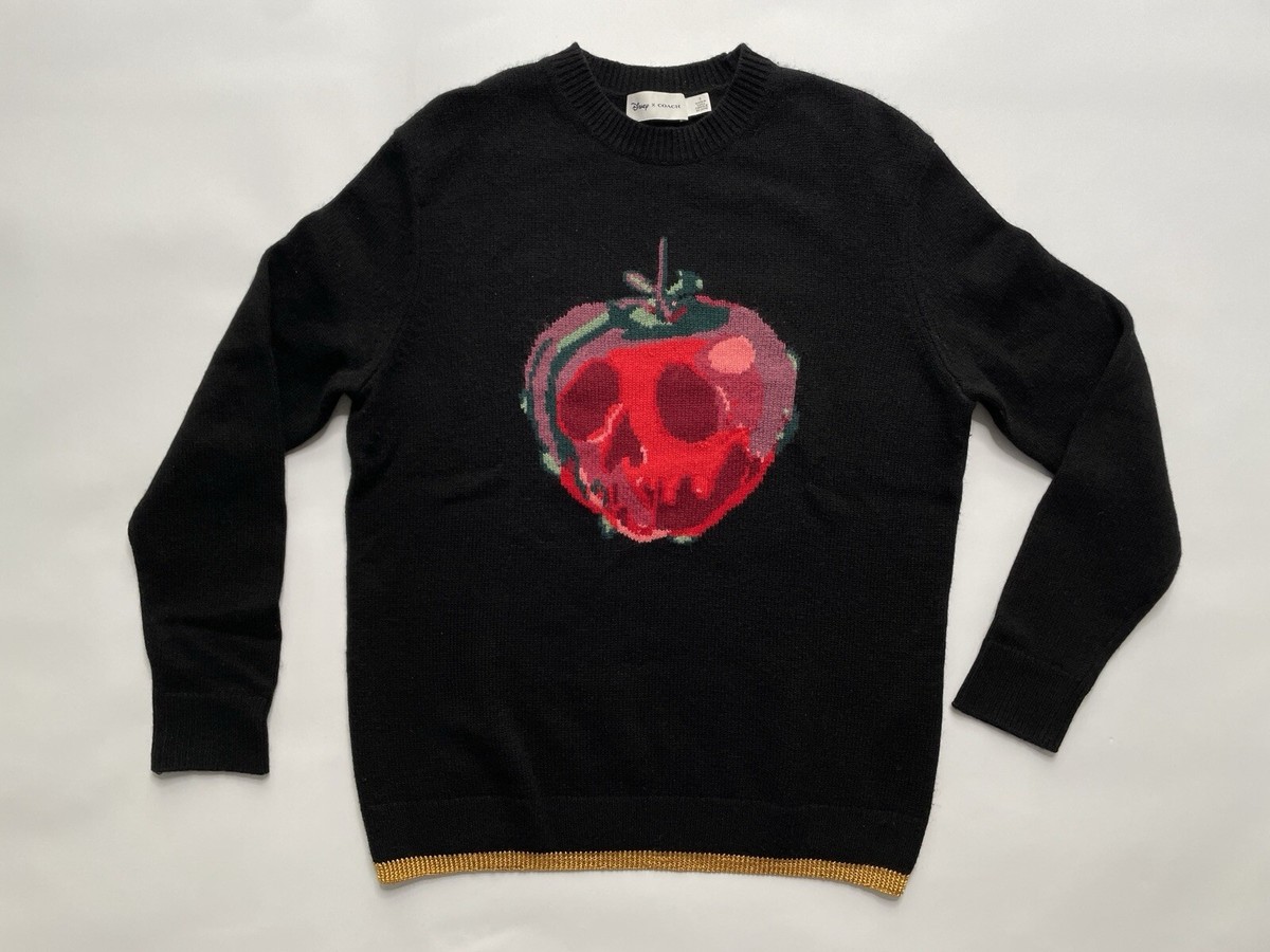 Coach 1941 Disney Dark Fairytale Poison Apple Intarsia Sweater
