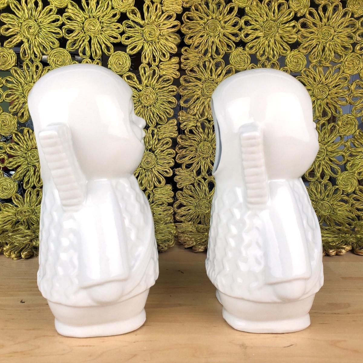 Benihana Ninja Boy White Ceramic Porcelain Warrior Tiki Cocktail