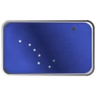 1 oz United States Flags Series - ALASKA - Full Color .999 Silver Bar