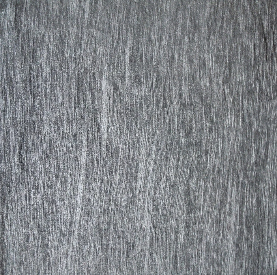 Knit Stretch Fabric Gray With Rough Outer Texture Light Weight 2.8 Yard Piece - Image 2 of 2