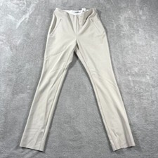 Nwt Banana Republic Dress Pant Women 2 BR Standard Mid Rise Skinny Trouser Cream