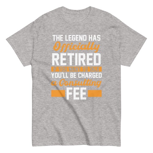 Funny Retirement T-Shirt | The Legend Has Officially Retired | Retiree Humor - Picture 7 of 7