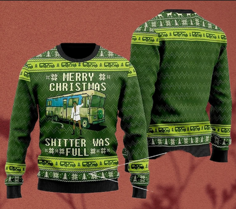 Christmas Vacation Shitter S Full Ugly Christmas Sweater Xmas Christmas Gift