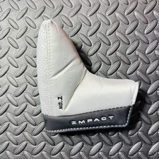 NEW Tommy Armour Impact No.2 Wide Putter Headcover Gray/Black Blade Head Cover