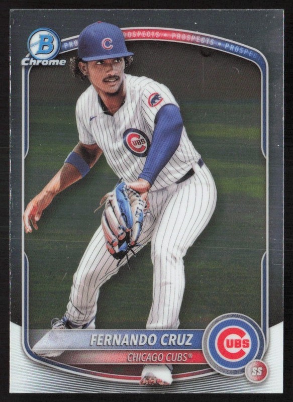 2025 Bowman Chrome Prospects Fernando Cruz #BCP-110 GS1