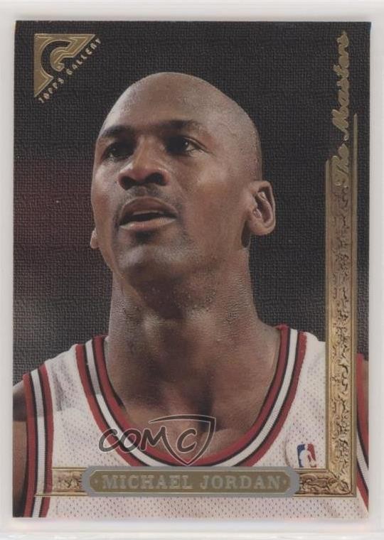 1995-96 Topps Gallery The Masters Michael Jordan #10 HOF 02v3