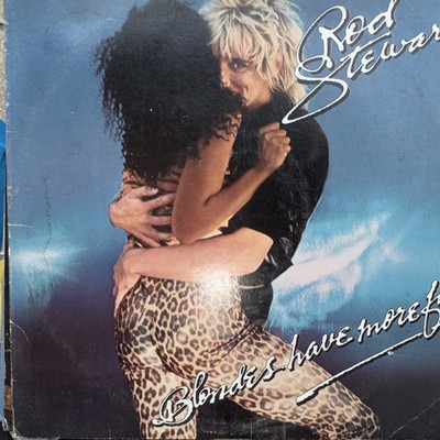 Rod Stewart Blondes Have More Fun Vinyl LP Record Album, Cardboard Sleeve