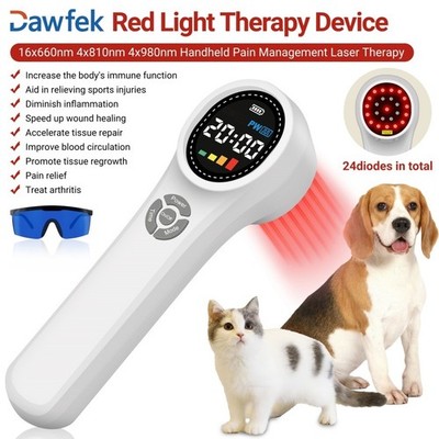 Professional Animal Red Light Therapy Device Treat Arthritis 1760mW 980nm Laser