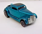 Vintage Hot Wheels Redline 1968 1936 Ford Coupe missing wheel