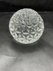 Vintage Waterford Crystal 2000 New York Times Square Millenium Paperweight