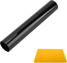 Window Sun Visor Strip Tint Film, Auto Tint Film for UV Rejection Color: Black