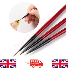 3Pcs Liner Brush Fine Nail Art Set Painting Pen Drawing Line Striping Fine Thin