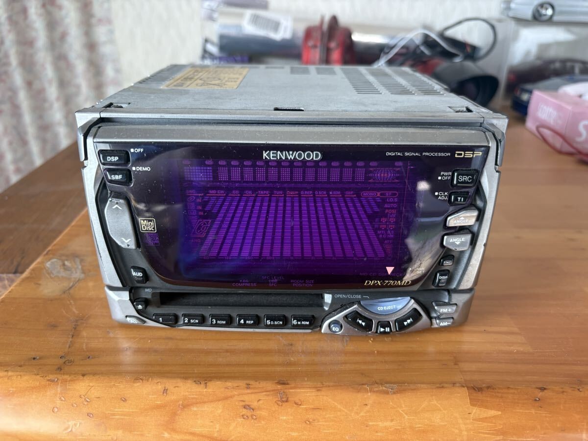 ケンウッド/KENWOOD☆CD/MDレシーバーアンプ☆R-K700 管N13760 # R