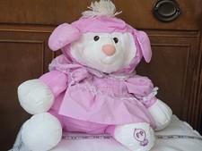 Vintage Puffalump Pink Lamb 1986 Fisher Price Plush Nylon Sheep Lightweight