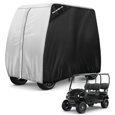 Golf Cart Cover Zipper 4 Passenger Seat for EZ GO Club Car Yamaha Tear Resistant