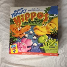 Vintage Hungry Hungry Hippos Game - 2000 Milt...