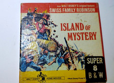 Vintage Disney Island Of Mystery Swiss Family Robinson 8mm Film  B10 